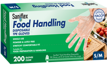 Load image into Gallery viewer, Food Handling Thermoplastic Elastomer (TPE) Gloves 200 PCS (Carton of 10 boxes)
