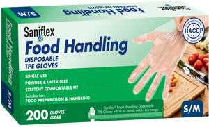 Food Handling Thermoplastic Elastomer (TPE) Gloves 200 PCS (Carton of 10 boxes)