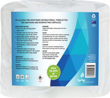 Load image into Gallery viewer, Saniflex 75% Alcohol Antibacterial Surface Wipes 820 Bag (Carton of 4 Bags)
